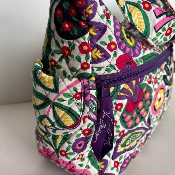 Retired Vera Bradley Viva La Vera Floral Quilted Crossbody Handbag - Picture 3 of 12